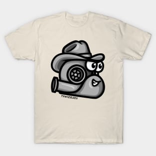 Turbo Snail - Cowboy (Gray) T-Shirt